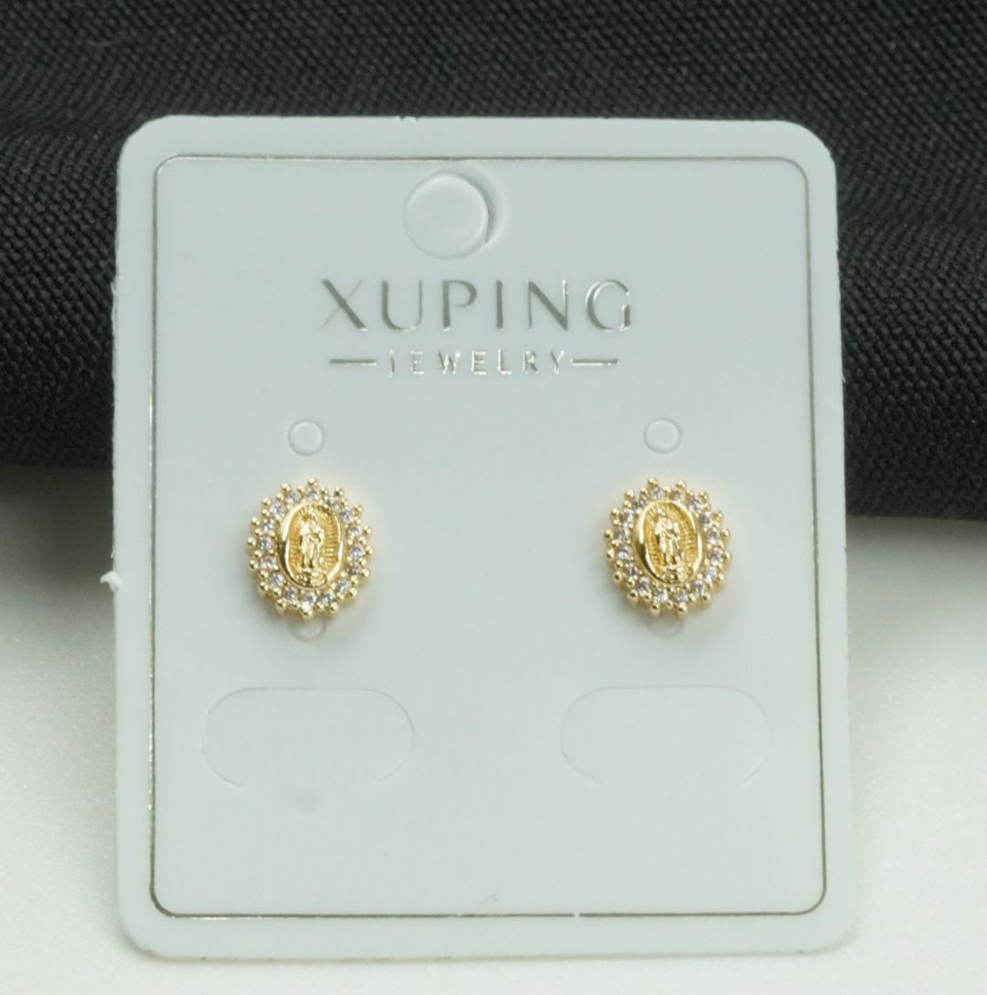 Miniatura 3 de Topo Virgen Oro Laminado Dorado-Circon